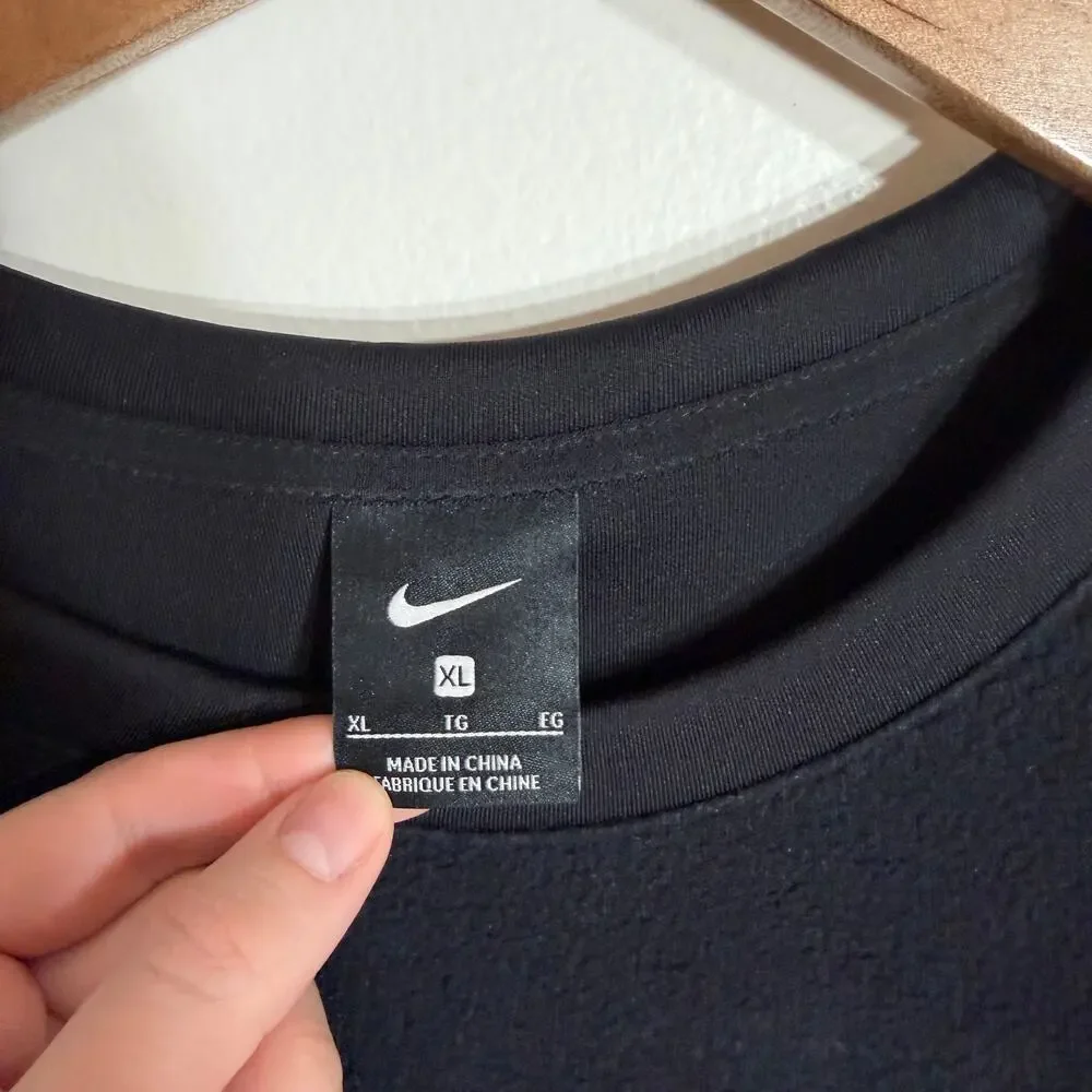 Nike Black and Gold Fleece Pullover